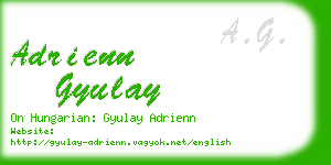 adrienn gyulay business card